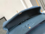 CC MEDIUM 25 CLASSIC BAG IN BLUE DENIM DIP - Image 8