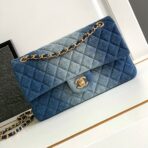 CC MEDIUM 25 CLASSIC BAG IN BLUE DENIM DIP - Image 2