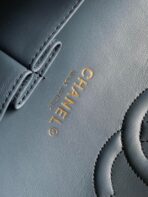CC MEDIUM 25 CLASSIC BAG IN BLUE DENIM DIP - Image 7