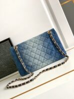 CC MEDIUM 25 CLASSIC BAG IN BLUE DENIM DIP - Image 5