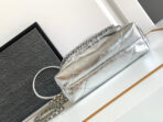 CC 22 BAG IN SILVER SHINY CALFSKIN AND GOLD METAL - Image 7