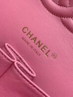 CC MEDIUM 25 CLASSIC BAG IN LIGHT PINK MIX BLACK WOOL TWEED - Image 9