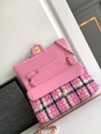 CC MEDIUM 25 CLASSIC BAG IN LIGHT PINK MIX BLACK WOOL TWEED - Image 4