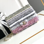 CC MINI 21 FLAP BAG IN COLORFUL WOOL TWEED - Image 2