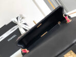MINI 20 CLASSIC HANDBAG IN BLACK EMBROIDERED TWEED SEQUINS - Image 9