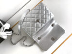 CC MINI 19 FLAP BAG IN SILVER CALFSKIN - Image 4