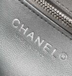 CC MINI 19 FLAP BAG IN SILVER CALFSKIN - Image 9