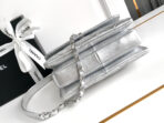 CC MINI 19 FLAP BAG IN SILVER CALFSKIN - Image 7