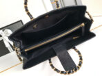 CC LARGE 33 BAG IN BLACK CALFSKIN GOLD HARDWARE - Image 10
