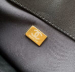 CC LARGE 33 BAG IN BLACK CALFSKIN GOLD HARDWARE - Image 7