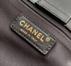 CC LARGE 33 BAG IN BLACK CALFSKIN GOLD HARDWARE - Image 8