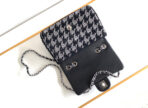 CC 21 EVENING BAG IN BLACK MIX SILVER CALFSKIN - Image 4