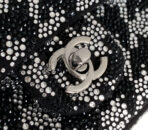 CC 21 EVENING BAG IN BLACK MIX SILVER CALFSKIN - Image 5