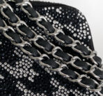 CC 21 EVENING BAG IN BLACK MIX SILVER CALFSKIN - Image 6