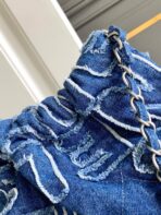 CC MEDIUM 37 BAG IN NAVY BLUE DENIM - Image 7