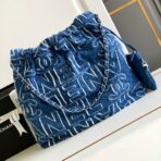 CC MEDIUM 37 BAG IN NAVY BLUE DENIM - Image 2