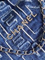 CC MEDIUM 37 BAG IN NAVY BLUE DENIM - Image 6