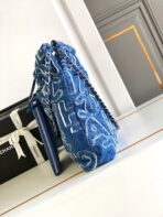 CC MEDIUM 37 BAG IN NAVY BLUE DENIM - Image 9
