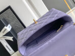 CC MEDIUM 22 FLAP BAG IN LIGHT PURPLE LAMBSKIN GOLD HARDWARE - Image 8