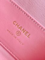 CC MINI 13 CLUTCH WITH STRAP IN LIGHT PINK LAMBSKIN ATTACH BOW - Image 7