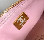 CC WAIST 24 BAG IN LIGHT PINK CALFSKIN WITH PEARL CHAIN AND GOLD HARDWARE - Image 7