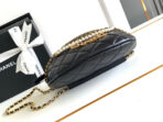 CC WAIST 24 BAG IN BLACK CALFSKIN WITH PEARL CHAIN AND GOLD HARDWARE - Image 7