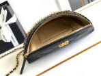 CC WAIST 24 BAG IN BLACK CALFSKIN WITH PEARL CHAIN AND GOLD HARDWARE - Image 10