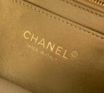 CC WAIST 24 BAG IN BLACK CALFSKIN WITH PEARL CHAIN AND GOLD HARDWARE - Image 8