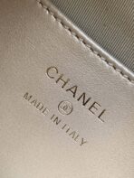 CC 16 MINI POUCH IN BLACK GRAINED CALFSKIN AND GOLD METAL - Image 7