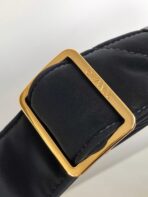 HOBO BAG 32 IN BLACK NYLON WITH GOLD METAL - Image 10