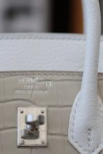 BIRKIN FAUBOURG TOUCH 20 IN PASTEL GRAY  WITH SILVER HARDWARE - Image 7