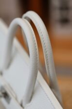 BIRKIN FAUBOURG TOUCH 20 IN PASTEL GRAY  WITH SILVER HARDWARE - Image 8