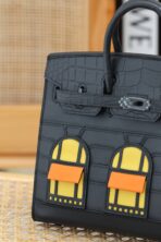BIRKIN FAUBOURG TOUCH 20 IN BLACK  WITH SILVER HARDWARE - Image 6