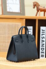BIRKIN FAUBOURG TOUCH 20 IN BLACK  WITH SILVER HARDWARE - Image 3