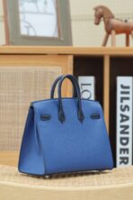 BIRKIN FAUBOURG TOUCH 20 IN NAVY MIX CLASSIC BLUE  WITH SILVER HARDWARE - Image 2
