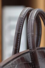 BIRKIN FAUBOURG TOUCH 20 IN CHOCOLATE MIX BRONZE BROWN  WITH SILVER HARDWARE - Image 9