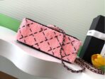CLASSIC FLAP BAG 21 IN BLACK PINK SEQUINS RUTHENIUM HARDWARE - Image 8