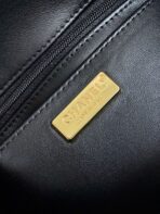 CLASSIC FLAP BAG 21 IN BROWN MIX BLACK SEQUINS - Image 4
