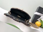 CLASSIC FLAP BAG 21 IN BROWN MIX BLACK SEQUINS - Image 7