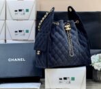 CC 25 HANDBAG 40 IN DARK BLUE DENIM GOLD HARDWARE - Image 4