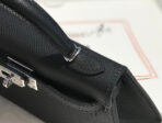 HM KELLY MINI 20 BLACK  SILVER HARDWARE - Image 6