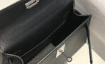 HM KELLY MINI 20 BLACK  SILVER HARDWARE - Image 9