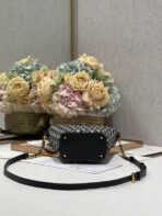 30 MONTAIGNE 13 24x24x9.5CM BLUE OBLIQUE EMBROIDERY - Image 6