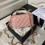 CC Vanity Case 17cm Pink Lambskin Gold hardware - Image 3