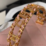 CC Vanity Case 17cm Pink Lambskin Gold hardware - Image 5