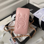 CC Vanity Case 17cm Pink Lambskin Gold hardware - Image 6