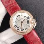 BALLON BLANC DE CARTIER QUARTZ ROSE GOLD CASE DIAMOND BEZEL - Image 10