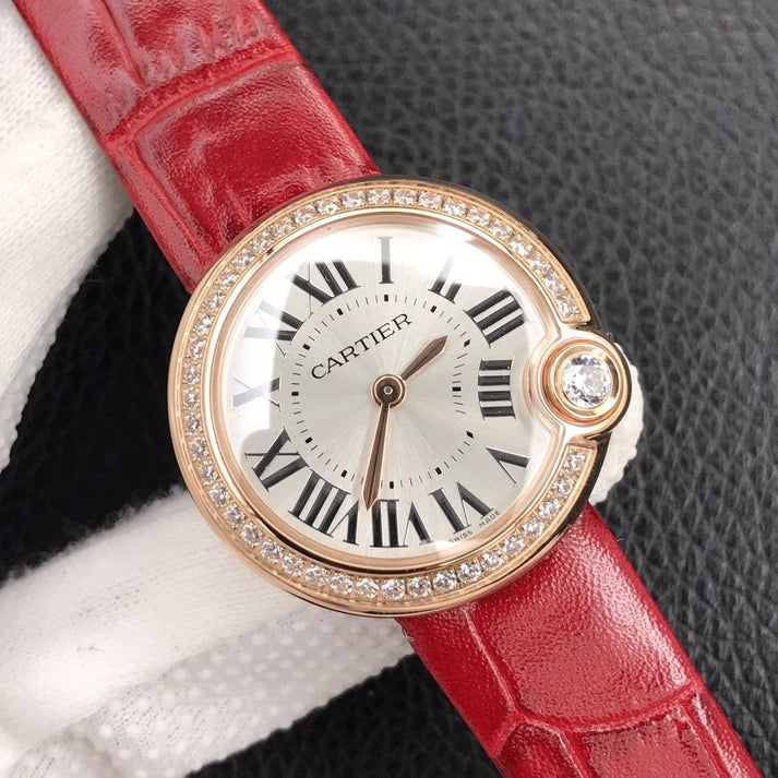 13248170619964829_1800x1800_61759d84-f0ab-462e-9c0b-c845b06afcc7.jpg BALLON BLANC DE CARTIER QUARTZ ROSE GOLD CASE DIAMOND BEZEL - Image 1