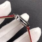 BALLON BLANC DE CARTIER QUARTZ STEEL CASE RED LEATHER - Image 5