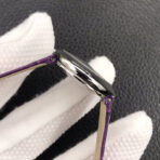 BALLON BLANC DE CARTIER QUARTZ STEEL CASE PURPLE LEATHER - Image 6